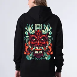 OWL MINK Women Printed Hooded Sweatshirt image 3