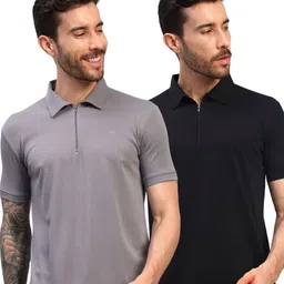 MONTCLAIR Men 2 Polo Collar T-shirt image 2