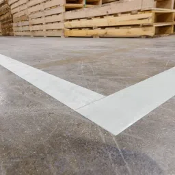 BRADY Floor Marking Tape Continuous Roll Solid White No Legend 2 inch x 100 ft x 50 mm, 489N34 image 3