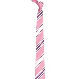 Tossido Pink Woven Design Broad Tie image 2