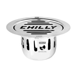 Chilly 138 mm Cockroach Trap Stainless Steel Glossy Finish Silver, CCT-RSDFC-138-picture-15