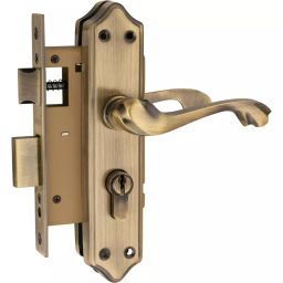 Atom Stainless Steel Gold Door Handle Lock Set, MH-PLUTO-CY-BA-BSK-picture-36