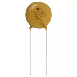 Vishay Single Layer Ceramic Capacitor 3.3 nF Capacitance ±20% Tolerance Through Hole Mount, AY1332M57Y5UC63L0 (Pack of 500)-picture-25
