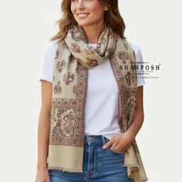 SHAHPOSH Women Paisley Woven Design Shawl-picture-34