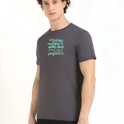 SZN Men Typography Printed T-shirt image 5