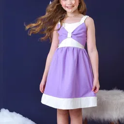 ER LIFE Style Girls Purple Dresses-image-91