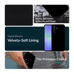 SPRIG Solid Printed Samsung Galaxy A36 5G Bumper Case Mobile Accessories image 3