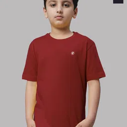 Friskers Boys Maroon 2 Pockets T-shirt-image-30