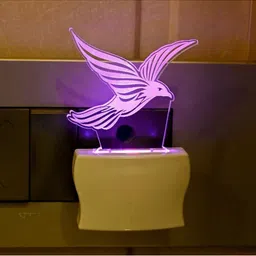 1ST TIME Red & White Printed Acrylic Abstract Shaped Shaped Wall Lamp-picture-25