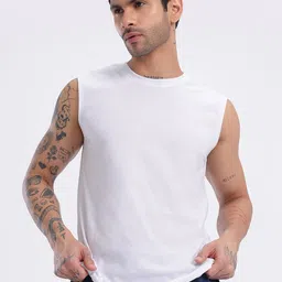 glitchez Modern Elegance Regular Fit Vest-Style T-shirt image 5