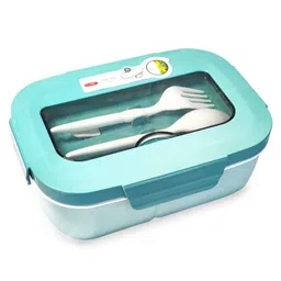 FunBlast 2 Compartment Lunch Box for School Kids  Blue-image-17