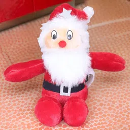 Tickles Red Santa Claus Christmas Stuffed Soft Plush Animal Toy for Kids (Height 30 cm) image 2