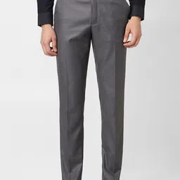 Van Heusen Men Slim Fit Formal Trousers-picture-33
