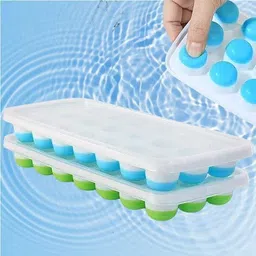 flynhigh Blue, Green Silicone Ice Ball Tray image 1