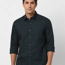Peter England Casuals Men Slim Fit Opaque Printed Casual Shirt-image-14