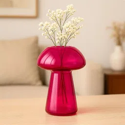 ecofynd Pink Glass Table Vase-picture-21