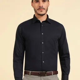 Cantabil Comfort Spread Collar Cotton Formal Shirt-picture-17