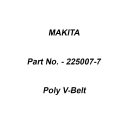 Makita Poly V-Belt Size 4-241 mm Suitable For N1900B, Part No 225007-7-image-0