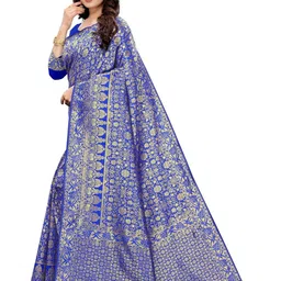 KSALIYA Blue Art Silk Sarees-picture-17
