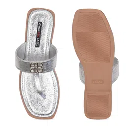 Bata Women T-Strap Flats with Buckle image 3