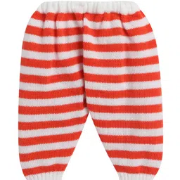Little Angels Unisex Baby Striped Woollen Cardigan Sweaters with Pant,Cap &Socks Set image 3