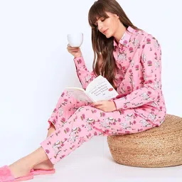 GLSGM Printed Pure Cotton Night Suit-image-21