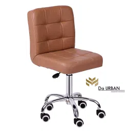 Da URBAN Cadbury Height Adjustable Bar Stool Chair with Wheels (Beige) (Set of 2) image 2