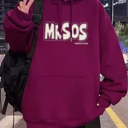 StyleCast x Revolte Men Typography Printed Hooded Neck Full Sleeve Sweartshirt image 2