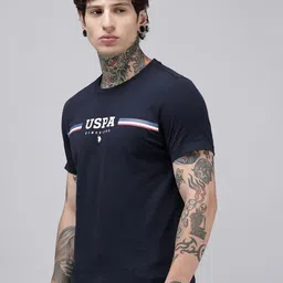 U.S. Polo Assn. Slim Fit Brand Logo Printed T-shirt image 2
