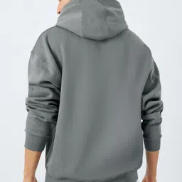 Styli Men Printed Hooded Sweatshirt image 5