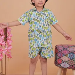 UNBIND Boys Printed Shirt With Shorts image 2