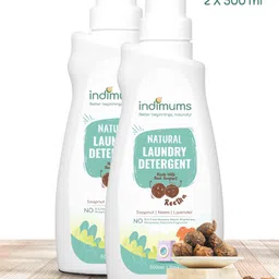 indimums The Indi Mums Reetha & Neem Disinfectant Liquid Laundry Detergent For Baby Clothes - Anti-bacterial Chemical-free and Hypoallergenic -2X 500 ML-picture-32