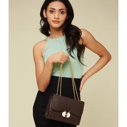 Fargo Women Brown Sling Bag 5L Capacity-image-44