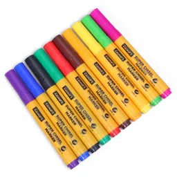 Luxor Chisel Tip Marker - Pack of 10 ( Colour May Vary )-image-39