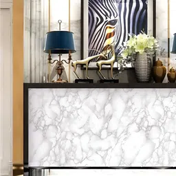 INDIAN ROYALS White & Grey PrintedSelf-Adhesive & Durable Wall Sticker-image-98