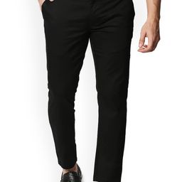 Basics Men Tapered Fit Low-Rise Trousers-picture-18