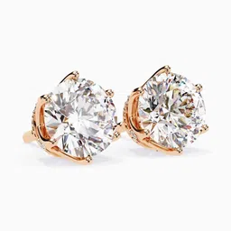 VALANOVA 18 Kt Diamond Studded Earrings -1.95 g image 3