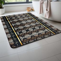 IVAZA Grey 1850 GSM Silicone Bath Rugs-picture-37