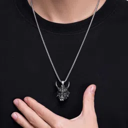 kazare Rhodium-Plated Quirky Pendants with Chains image 2