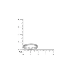 GIVA Men 925 Silver Rhodium-Plated Classic V Adjustable Finger Ring image 5