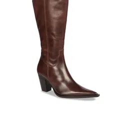 Saint G Women Casual Block-Heeled Leather Slouchy Boots-picture-32