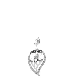 VALANOVA Women 14 Kt White Gold Lab Grown Diamond Pendant 1.72 gm-picture-22