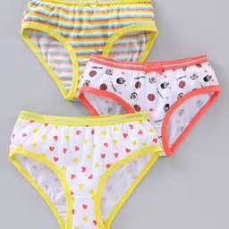 Pine Kids Printed Antimicrobial & Bio wash Panties Pack of 3 - Multicolor-picture-11