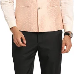turtle Self Design Men Waistcoat image 5