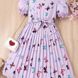 BAESD Puff Sleeve A-Line Dress-picture-52