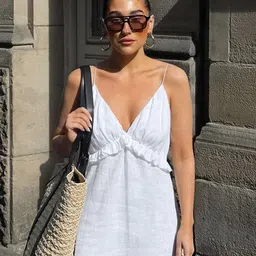 StyleCast Women Ruffled Sleeveless Maxi Dress image 1