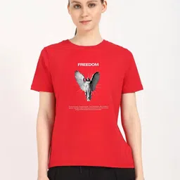 Moda Rapido Graphic Printed Round Neck Cotton T-Shirt-picture-33