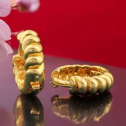 SHREE KRISHNA SHOPPING Gold-Plated Brass Earrings-picture-21