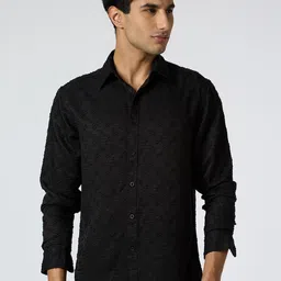 JOHN WATSON Men Spread Collar Long Sleeves Shirt-picture-28