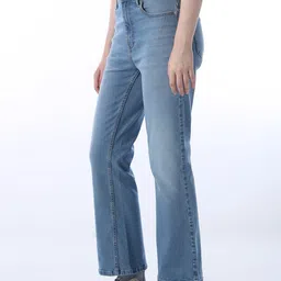 ONLY Women Flared High-Rise Stretchable Jeans image 3